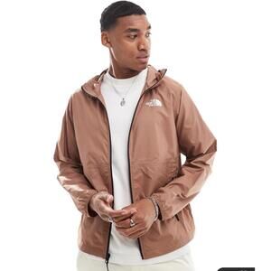 The North Face Cyclone Wind Jacket Latte Brown Lightweight Packable NWT Size SM